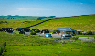 Hardstanding touring pitches